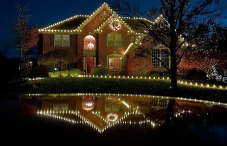 ground lights roofline and ridge lights